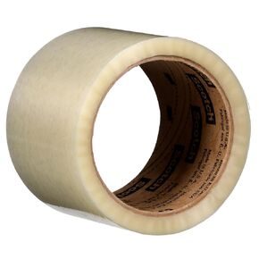 Scotch 371 Industrial-Grade Packing Tape, Clear, 72 mm x 50 m, High Performance Sealing Tape for Medium-Duty Commercial Box and Carton Sealing, Moving, Packaging and Shipping, 6 Pack