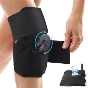 NEWGO Knee Ice Pack Wrap Refillable Ice Bag for Knee Injuries Resuable, Knee Cold Pack for Knee Replacement Pain Relief