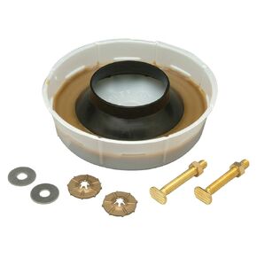 Zurn Z5972-COMB Closet Bolts/Wax Ring Kit, 5/16"