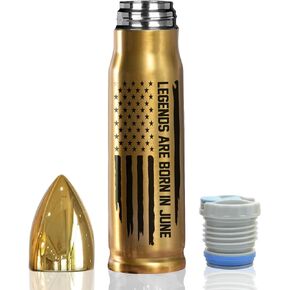 July Legends 17oz Stainless Steel Bullet Tumbler - Funny Birthday Gifts for Men Him Dad Husband Boyfriend Son Uncle Grandpa Papa - Dad Birthday Gift, Husband Birthday Gift