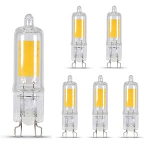 Feit Electric BP35G9/830/LED/6 35-Watt EQ DM G9 Base T4 Specialty LED Light Bulb, 6-Pack