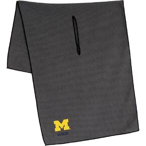 Team Effort Michigan Wolverines Grey Microfiber Towel