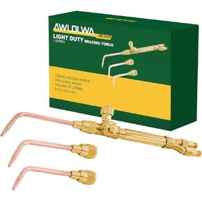 Ligth Duty Welding/Brazing Series "J" Torch Handle with Welding Tips, Fitted with Check Valves