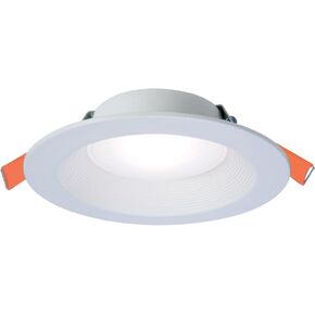 HALO RL 6 inch Canless Recessed Integrated LED Downlight, 900/1200 Selectable Lumens, 5CCT(2700K, 3000K, 3500K, 4000K, 5000K) with Dim to Warm, White