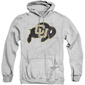 University of Colorado Official Distressed Primary Unisex Adult Pull-Over Hoodie