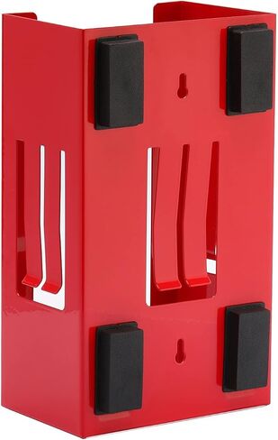 Mayouko Magnetic Glove Dispenser Holder, Box Holder Wall Mount for Tissues, Disposal Gloves, Wipes, Tool Cart Accessory, 8LBS, Mount onto a Tool Box or in Garages, Workshops and Kitchens in Kuwait