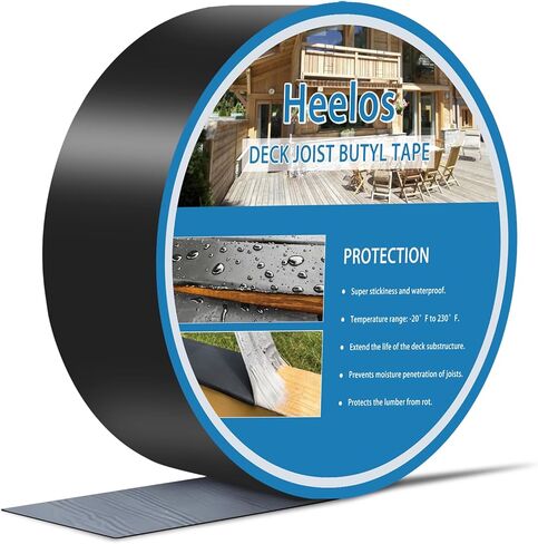 شريط رافدة على سطح السفينة، شريط بوتيل مقاس 1-5/8 بوصة × 50 بوصة، شريط رافدة ذاتي اللصق للتزيين، شريط رافدة مقاوم للماء، شريط وامض مقاوم للطقس لإصلاح الختم لحماية الحزم والأسطح الخشبية in Kuwait