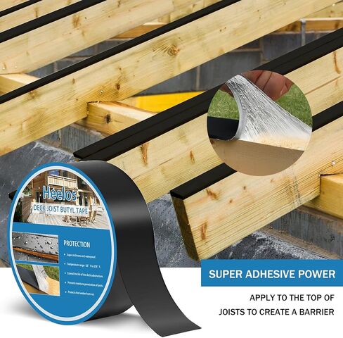 شريط رافدة على سطح السفينة، شريط بوتيل مقاس 1-5/8 بوصة × 50 بوصة، شريط رافدة ذاتي اللصق للتزيين، شريط رافدة مقاوم للماء، شريط وامض مقاوم للطقس لإصلاح الختم لحماية الحزم والأسطح الخشبية in Kuwait