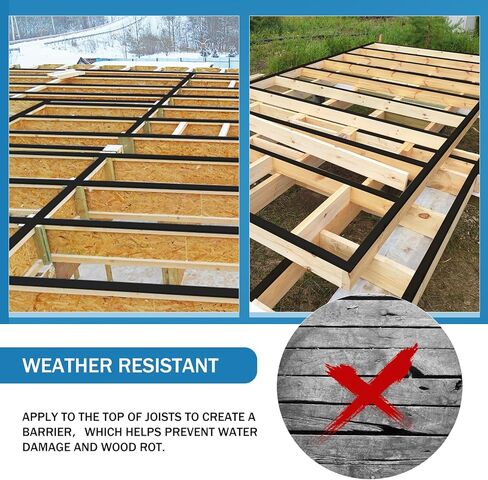 شريط رافدة على سطح السفينة، شريط بوتيل مقاس 1-5/8 بوصة × 50 بوصة، شريط رافدة ذاتي اللصق للتزيين، شريط رافدة مقاوم للماء، شريط وامض مقاوم للطقس لإصلاح الختم لحماية الحزم والأسطح الخشبية in Kuwait