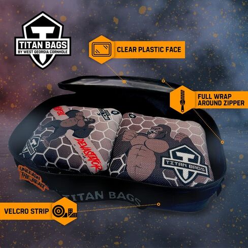 Titan Bags Cornhole Bags Organizer - The Ultimate Carrying Case for Your Cornhole Bag Sets - Convenient, Portable, and Durable Solution for Travel, Tournaments, and Game Nights in Saudi Arabia