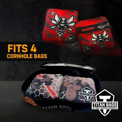 Titan Bags Cornhole Bags Organizer - The Ultimate Carrying Case for Your Cornhole Bag Sets - Convenient, Portable, and Durable Solution for Travel, Tournaments, and Game Nights in Saudi Arabia