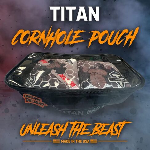 Titan Bags Cornhole Bags Organizer - The Ultimate Carrying Case for Your Cornhole Bag Sets - Convenient, Portable, and Durable Solution for Travel, Tournaments, and Game Nights in Saudi Arabia