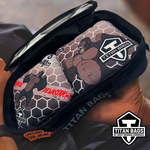 Titan Bags Cornhole Bags Organizer - The Ultimate Carrying Case for Your Cornhole Bag Sets - Convenient, Portable, and Durable Solution for Travel, Tournaments, and Game Nights in Saudi Arabia