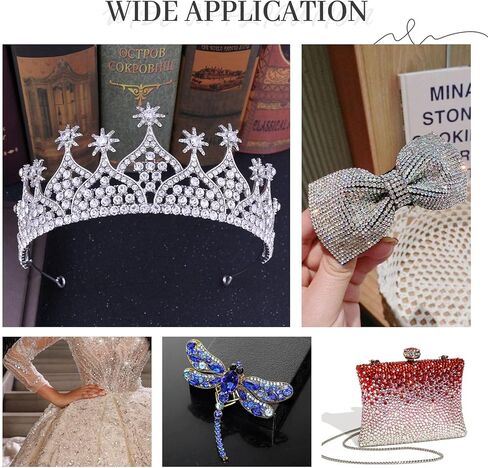 HTVRONT Rhinestones for Crafting - 1440pcs SS16 Hotfix Rhinestones for Clothes, Bright Color & Shining Flatback Rhinestones Suitable for Crafts, Decoration and Handicraft (3.7-3.9mm) in Kuwait