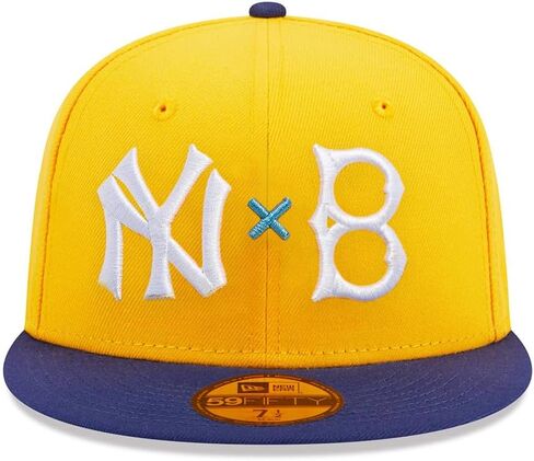 New Era NY New York Yankees X Brooklyn Dodgers 59FIFTY Cooperstown 1941 World Series Side Patch Fitted Cap, Hat in Saudi Arabia