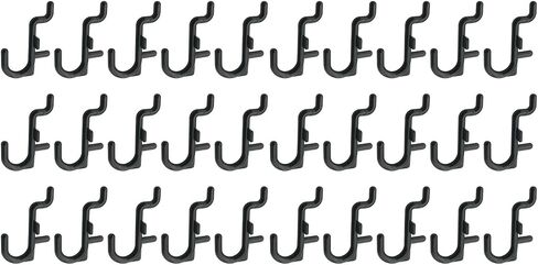 30 قطعة Pegboard أداة منظم Pegboard الرف هوك Pegboard هوك Pegboard أداة منظم Pegboard خطاف معدني المرآب Pegboard هوك مكتب Pegboard هوك J هوك in Kuwait