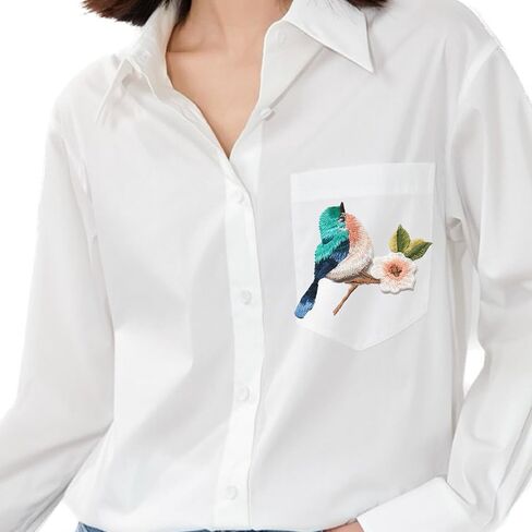 رقعة زهرة وردية، خياطة على رقعة اللوتس المطرزة، رقعة زهور للملابس ذاتية الصنع، الجينز، مشغولات الخياطة in Kuwait