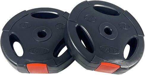 لوحة وزن قياسية من الفينيل مقاس 2.54 سم من BalanceFrom لتدريبات القوة ورفع الأثقال، زوج VNL-15P in Kuwait