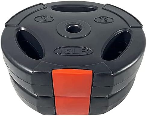 لوحة وزن قياسية من الفينيل مقاس 2.54 سم من BalanceFrom لتدريبات القوة ورفع الأثقال، زوج VNL-15P in Kuwait