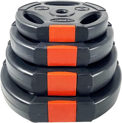 لوحة وزن قياسية من الفينيل مقاس 2.54 سم من BalanceFrom لتدريبات القوة ورفع الأثقال، زوج VNL-15P in Kuwait