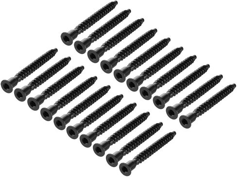 uxcell Furniture Confirmat Screw 7x39mm Hex Socket Wood Screws Powder Coated 20pcs in Saudi Arabia