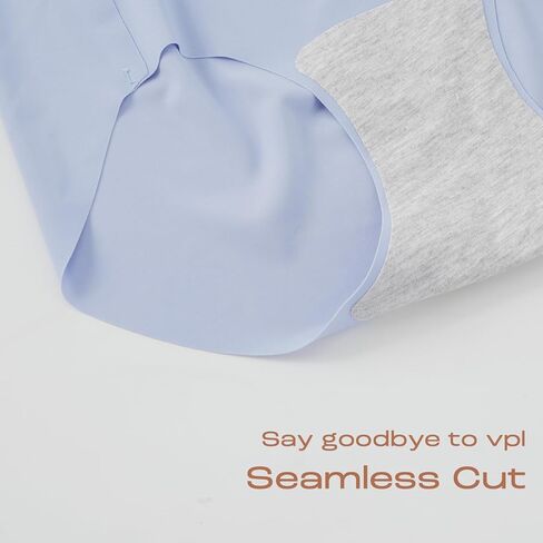 INNERSY Women's Seamless No Show Underwear Quick Dry Panties Nylon Briefs 3-Pack in Kuwait