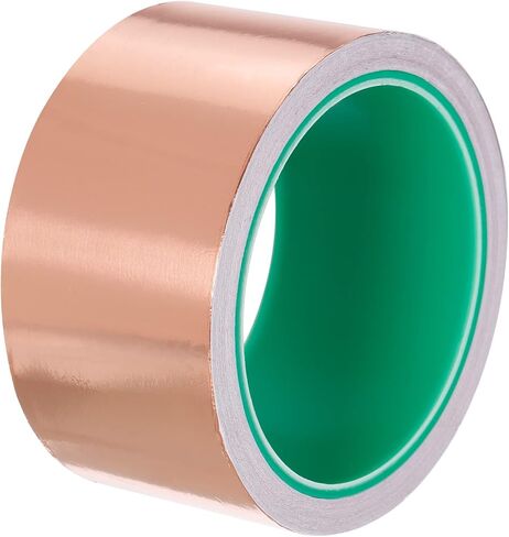 PATIKIL Copper Foil Tape 0.24 Inch x 33 Feet 0.05mm Thick Double Sided Conductive Adhesive EMI Shielding for Electronics, Circuits, Grounding in Saudi Arabia