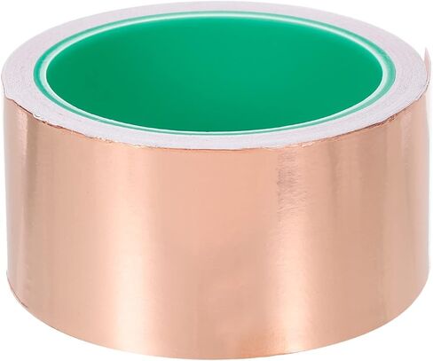 PATIKIL Copper Foil Tape 0.24 Inch x 33 Feet 0.05mm Thick Double Sided Conductive Adhesive EMI Shielding for Electronics, Circuits, Grounding in Saudi Arabia