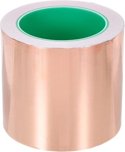 PATIKIL Copper Foil Tape 0.24 Inch x 33 Feet 0.05mm Thick Double Sided Conductive Adhesive EMI Shielding for Electronics, Circuits, Grounding in Saudi Arabia
