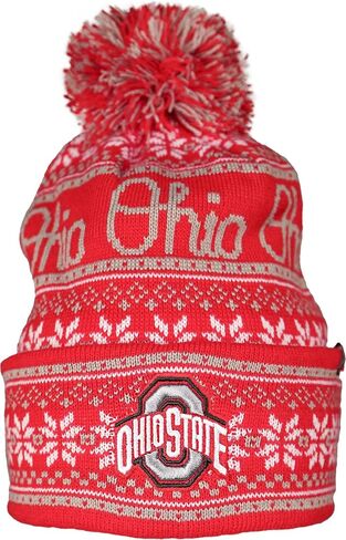 Zephyr Standard Blitzen Cuffed Pom Knit Beanie, Team Color, One Size in Saudi Arabia