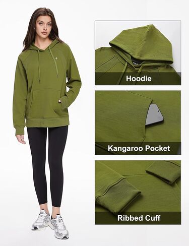 سترة Orolay النسائية الكاجوال ذات القلنسوة بأكمام طويلة وبلوفر علوي أنيق للربيع مع جيب in Kuwait