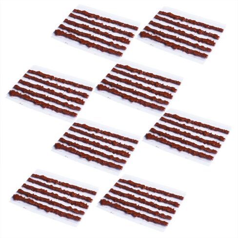 40 قطعة للدراجة طقم تصليح الإطارات بدون أنابيب شرائط حبل عبوات المقابس 1.5 ملم ثقب الطوارئ مسطح للدراجات الطريق الدراجات الجبلية in Kuwait