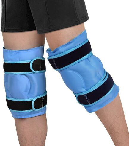 Knee Ice Pack for Injuries, Reusable Gel Ice Packs Knee Pain Relief, Cold Compress Therapy Ice Wrap for Knee Replacement Surgery, Swelling, Cold Packs for Arthritis, Meniscus Tear, Blue 1 Pack in Saudi Arabia