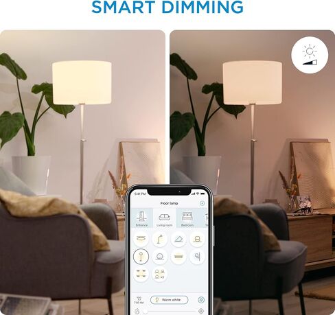 WiZ 60W A19 Daylight LED Smart Bulb - Pack of 1 - E26- Indoor - Connects to Your Existing Wi-Fi - Control with Voice or App + Activate with Motion - Matter Compatible in Saudi Arabia