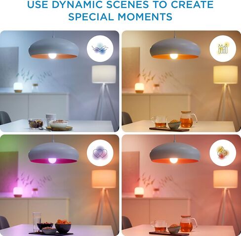 WiZ 60W A19 Daylight LED Smart Bulb - Pack of 1 - E26- Indoor - Connects to Your Existing Wi-Fi - Control with Voice or App + Activate with Motion - Matter Compatible in Saudi Arabia