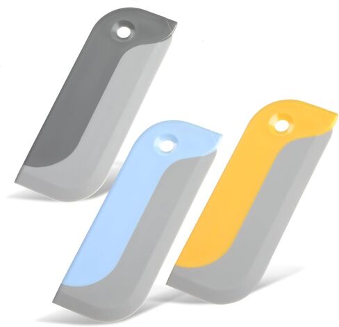 3 عبوات من الممسحات الصغيرة، ممسحة دش صغيرة، ممسحة تنظيف الزجاج للنافذة والمرآة والحمام وأسطح المطبخ والحوض (أزرق وأصفر ورمادي) in Kuwait