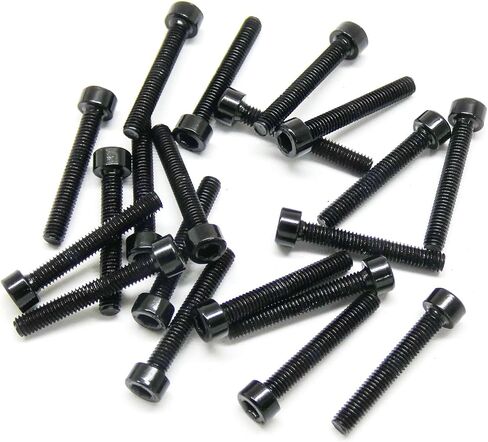 20pcs M3x20mm Socket Head Cap Screws 6063 Aluminum Hex Socket (Anodized Colors) (Blue) in Saudi Arabia