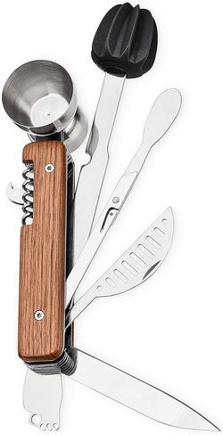 HOST Bar10der 10 in 1 Tool in Wood, One, Brown in Kuwait