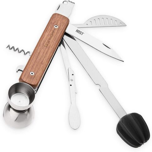 HOST Bar10der 10 in 1 Tool in Wood, One, Brown in Kuwait