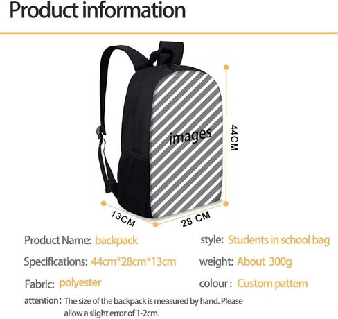 Buybai 3D Bulldog Kids Backpack for Kids Portable Travel Work Daypack Lightweight 17" Backpack Travel Large Capacity School Bookbag with Adjustable Strap in Saudi Arabia