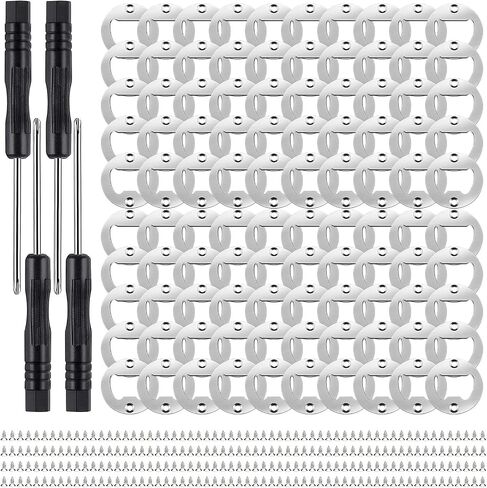 100 Set Bottle Opener Insert DIY Bottle Opener Hardware Stainless Steel Metal Bottle Opener Insert Kits Silver Resin Bottle Opener Hardware Beer Bottle Opener DIY Hardware (Silver, 100 Set) in Saudi Arabia