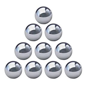 Ten 3/4" Inch Nickel Plated Chrome Steel Bearing Balls G25