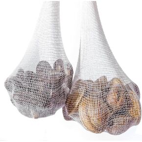 20" Seafood Boil & Steamer Bags - Pack of 10, Seafood Boiling Bags for Crab, Crawfish, Shellfish - Low Country Boil, Clambake, Crab Boil, Soup Stock Socks, Vegetable Storage Bags