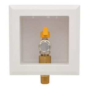 HYDRO MASTER Gas Outlet Box，1/2" NPT, Gas supply box，White (1/2-Inch)