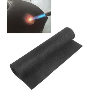 12x26inch Welding Blanket,Fireproof Blanket,Car Accessories Retardant Fabric Carbon Felt Thickened Flame Retardant Protective Mat,Up to 1800°F Heat Resistant Insulation Pad for Car Camp