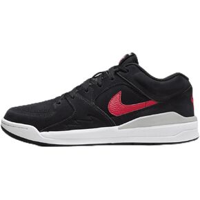 Nike Jordan Stadium 90 Men's Shoes (FZ4184-010, Black/White/Cement Grey/Fire Red) Size 10.5