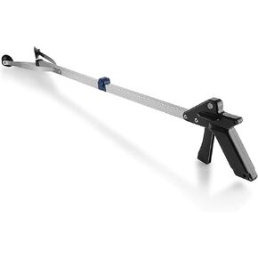 Reacher Grabber Tool - Gripping Device - Lightweight Durable Folding Claw Extends Arm Reach to 32 Inches Ideal Indoor and Outdoor Reaching Mobility Aid and Trash Grabber Picker Upper Tool