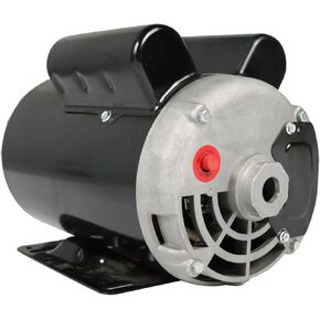 GENRICS Air Compressor Motor 5 HP Motor 56 Frame 7/8 Shaft 230 V