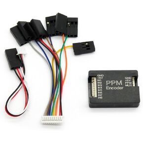 PWM to PPM Encoder V1.0 w/Case for Arduino, Receivers, Flight Controllers & Servo Controllers