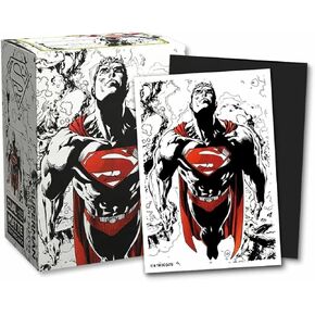 Dragon Shield Sleeves – Sleeves: Dragon Shield Limited Edition Matte DUAL Art: Superman Core (Red/White) 100 CT - MTG Card Sleeves are Smooth & Tough
